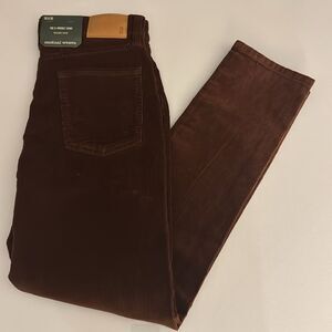Corduroy Pants Mens 32 32 Relaxed Taper Mutual Weave Brown